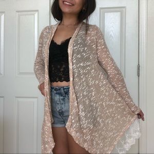 🌸3/20 Lightweight Lace Cardigan